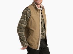 KUHL Burr Vest Lined KHAKI Side 2