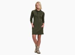 KUHL Lea Dress DARK MOSS Front 1