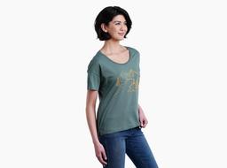 KUHL Impression Sketch Graphic Tee EVERGREEN Side 2