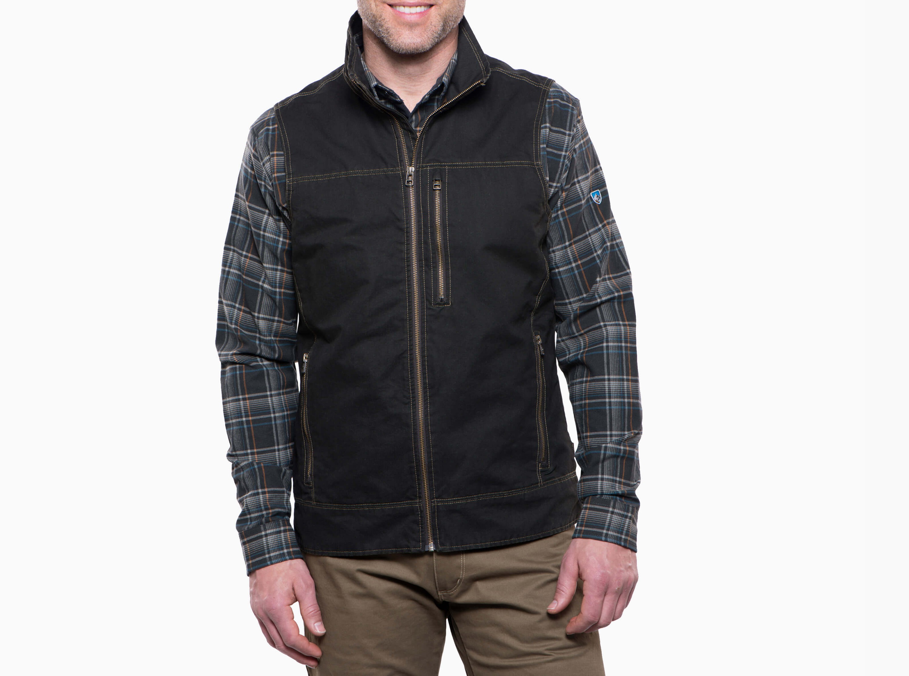 KUHL Burr Vest ESPRESSO Front