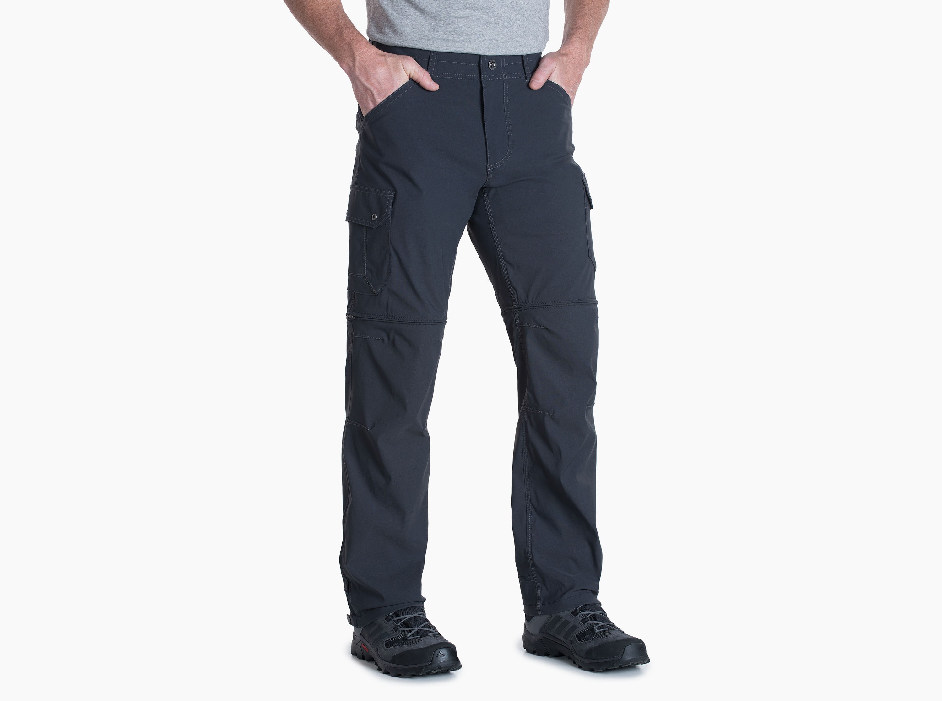 NWT KUHL Men's 38 X 32 Full RENEGADE Convertible Nylon Spandex Pants Hiking