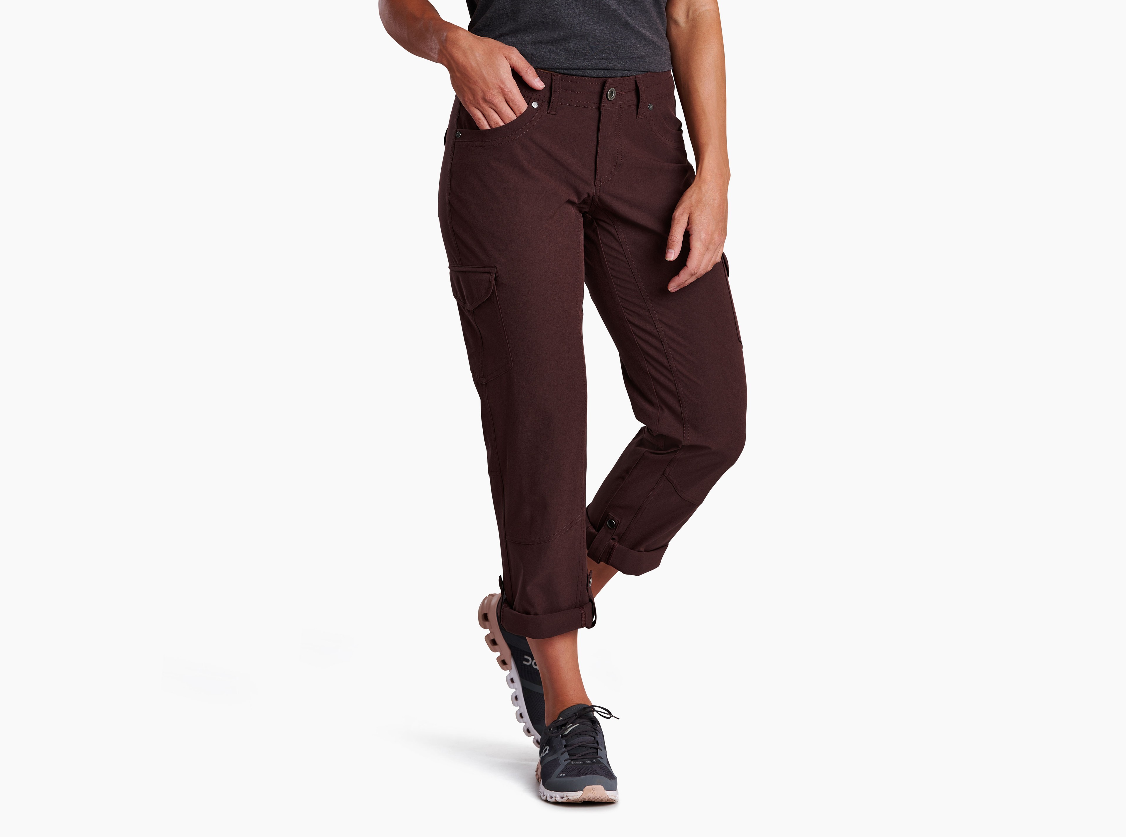 KUHL Freeflex Roll-Up Pant GANACHE Front