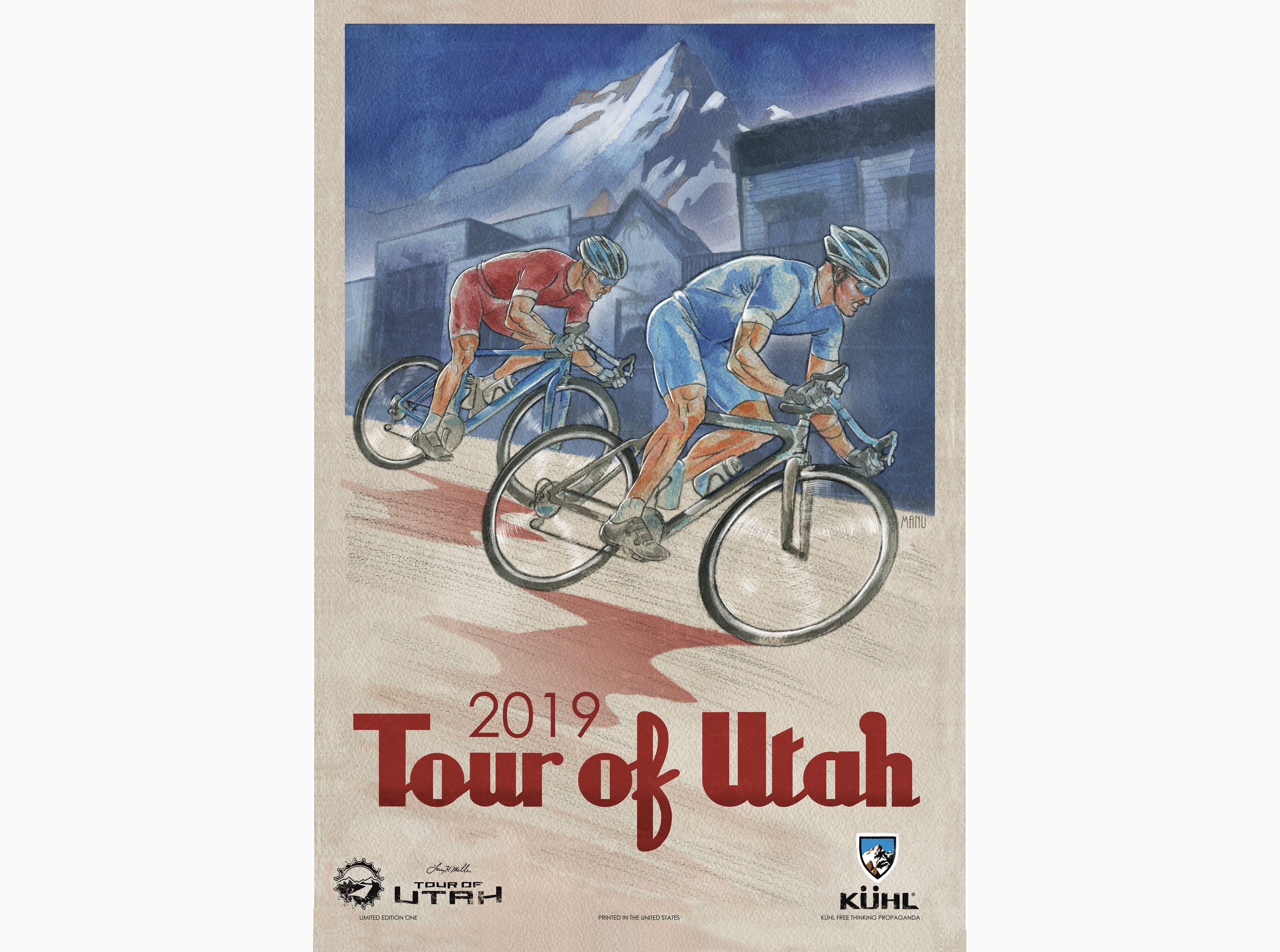 KUHL PRINT TOUR OF UTAH 2019 GREY