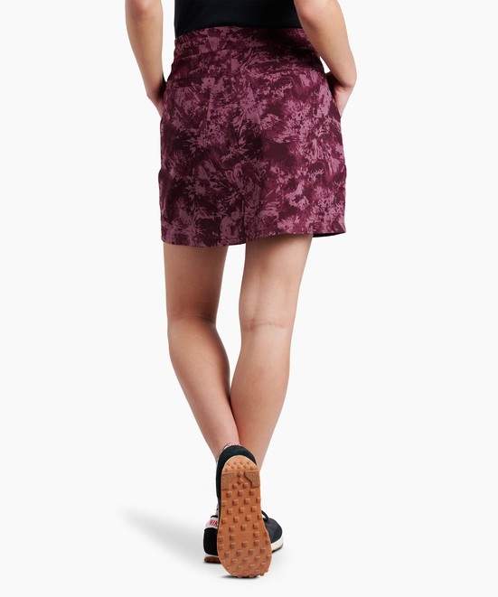 KUHL W's Vantage Skort Mauve Print Back