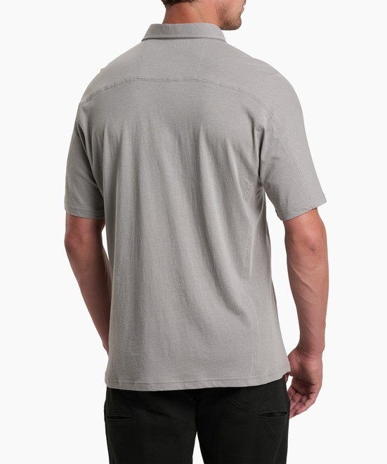 KUHL Brazen KUHLDRY Polo Cloud Gray Back