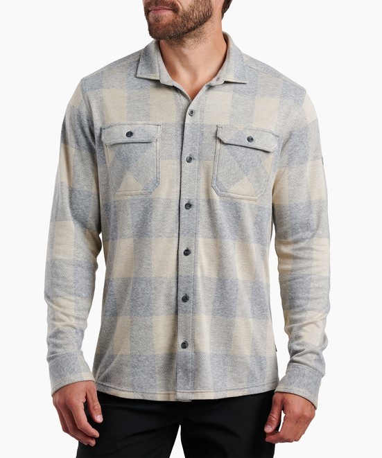 KUHL M's Innovatr Knit Flannel Oatmeal Front