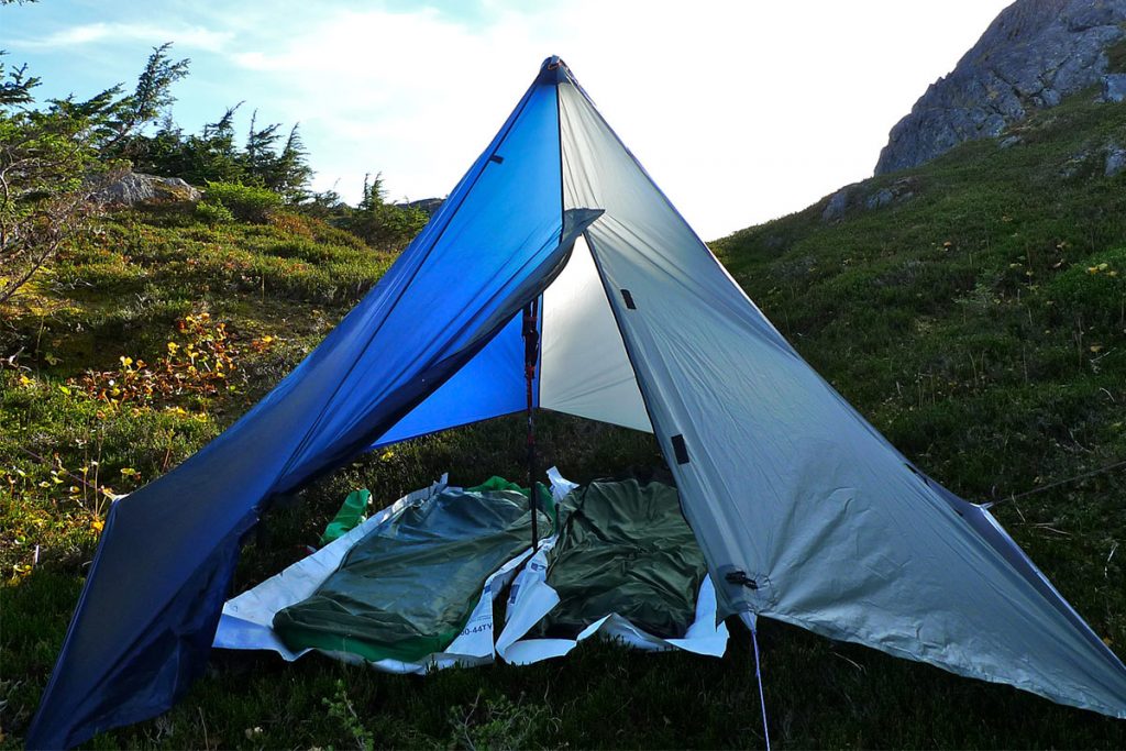 Blue Tarp Tent