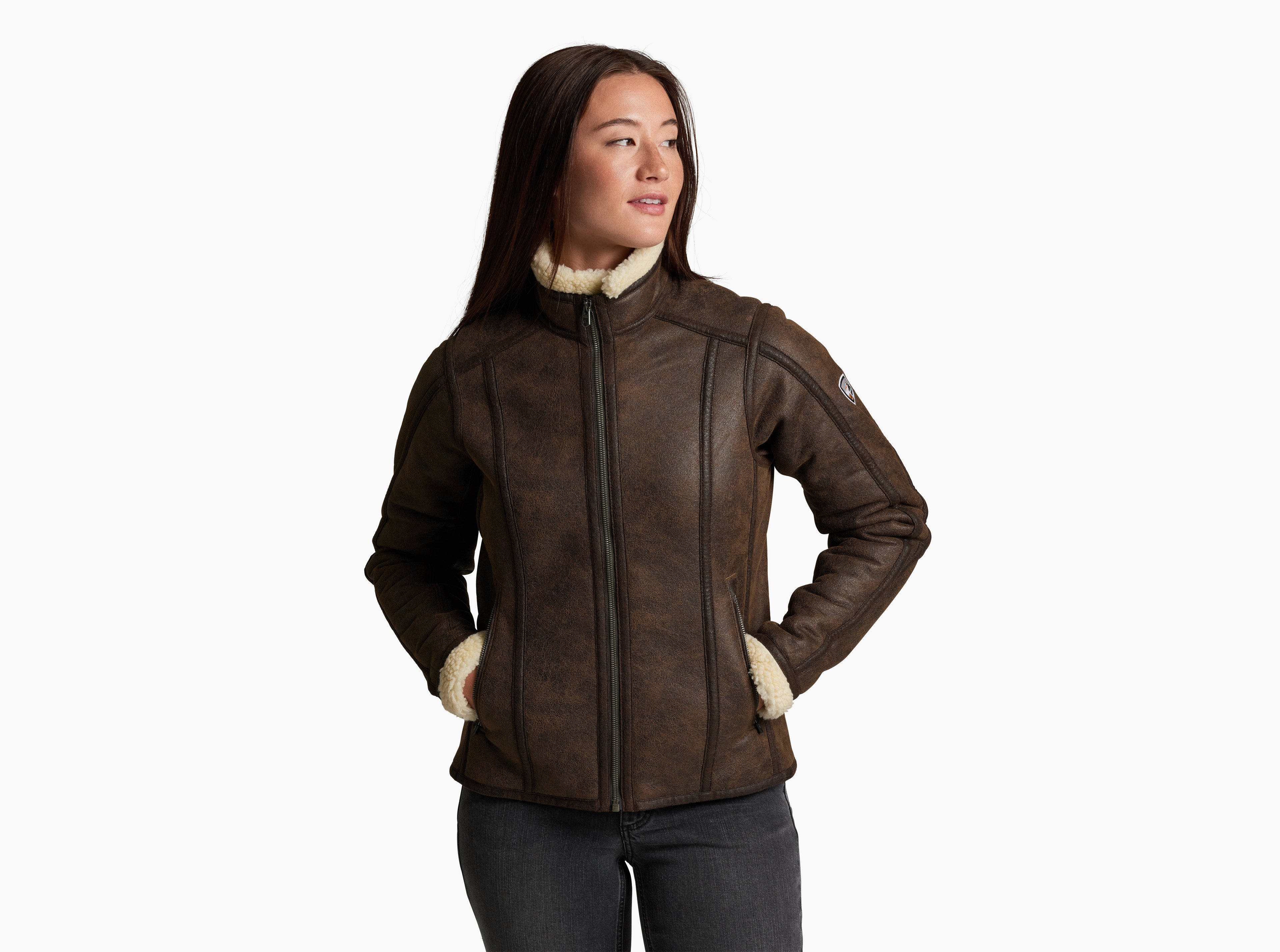 KUHL W's Dani Sherpa Jacket OAK Front