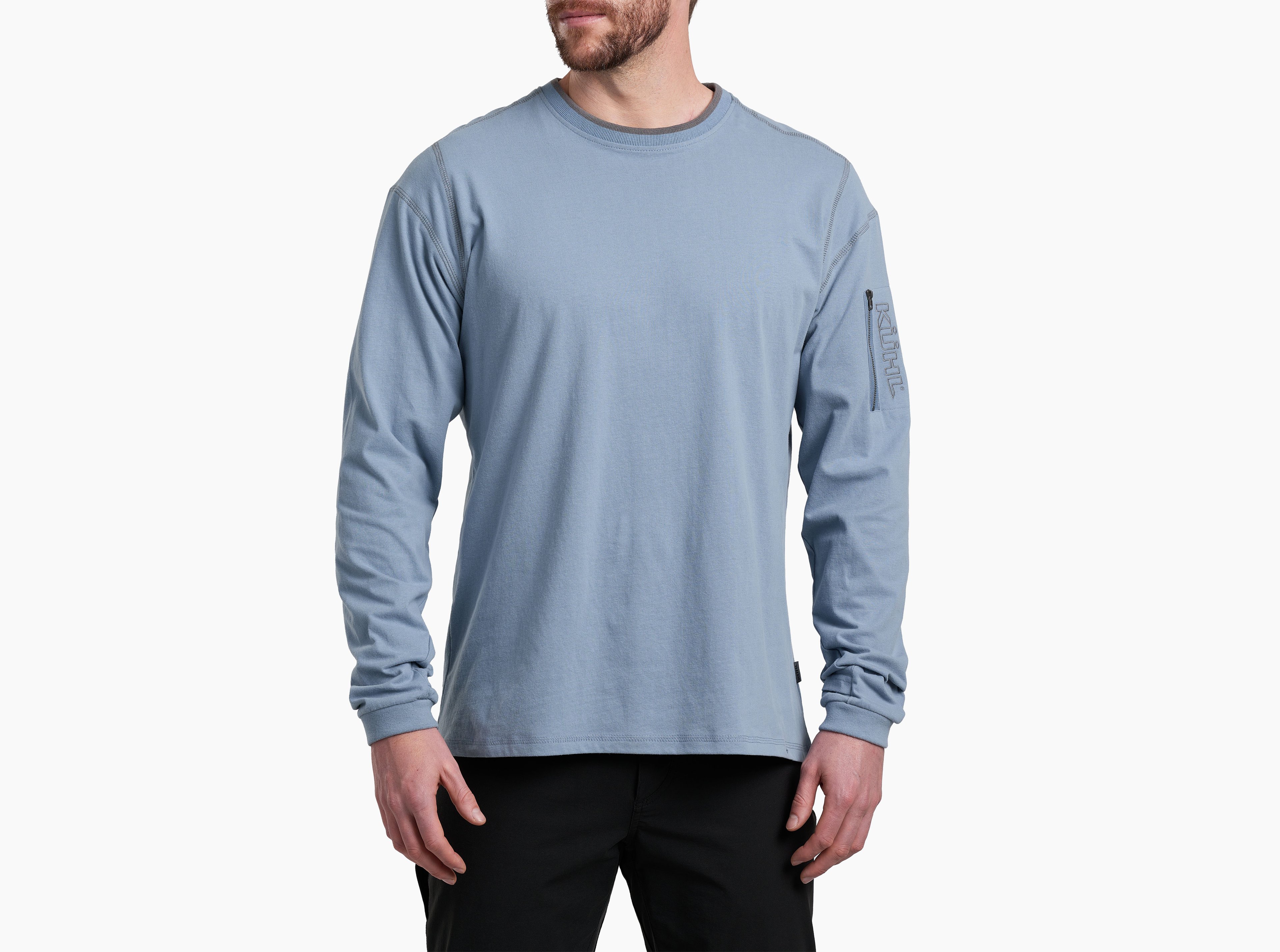 KUHL Kommando Crew LS MINERAL BLUE Front