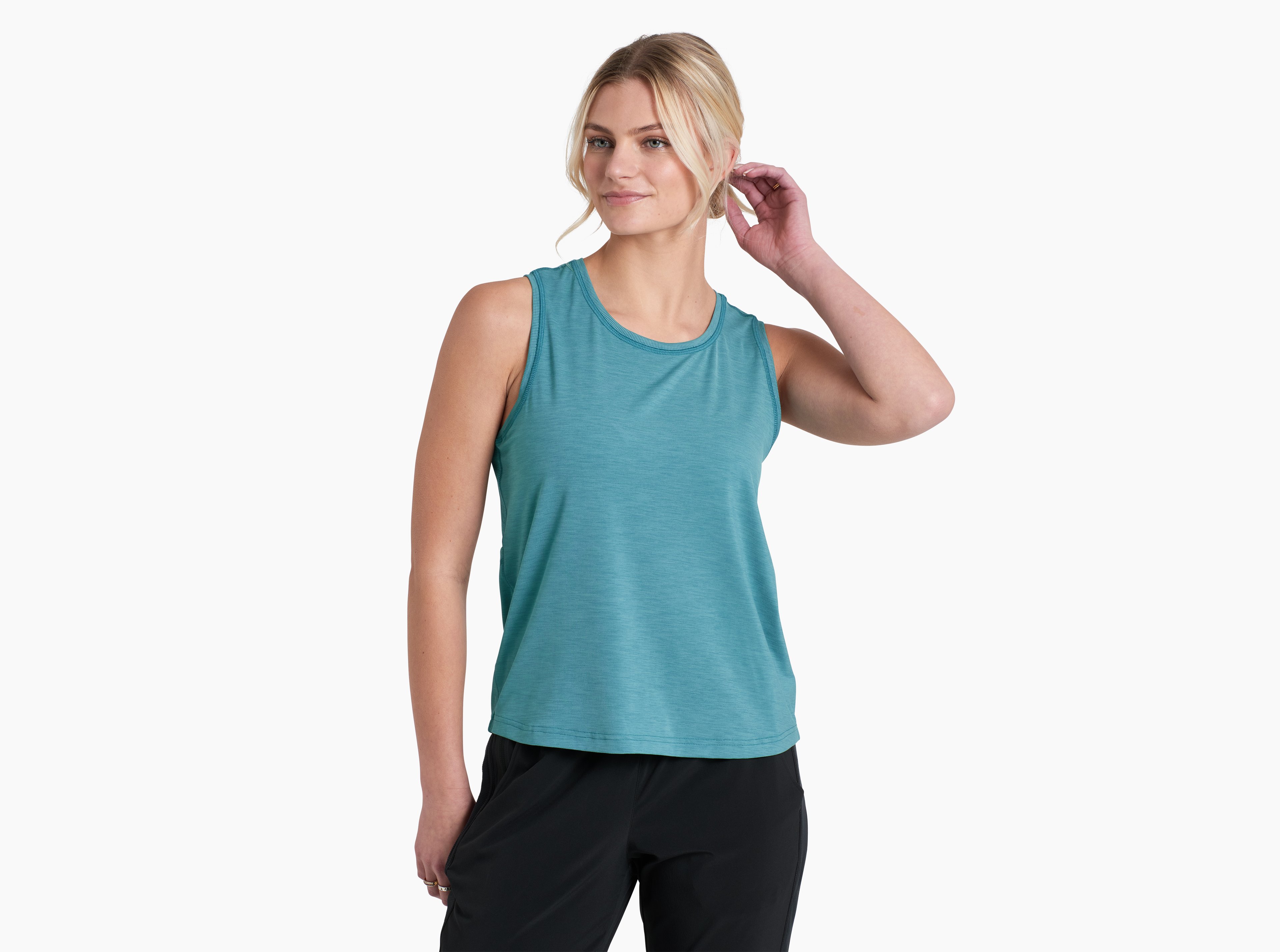 KUHL Inspira Muscle Tank AQUA Front