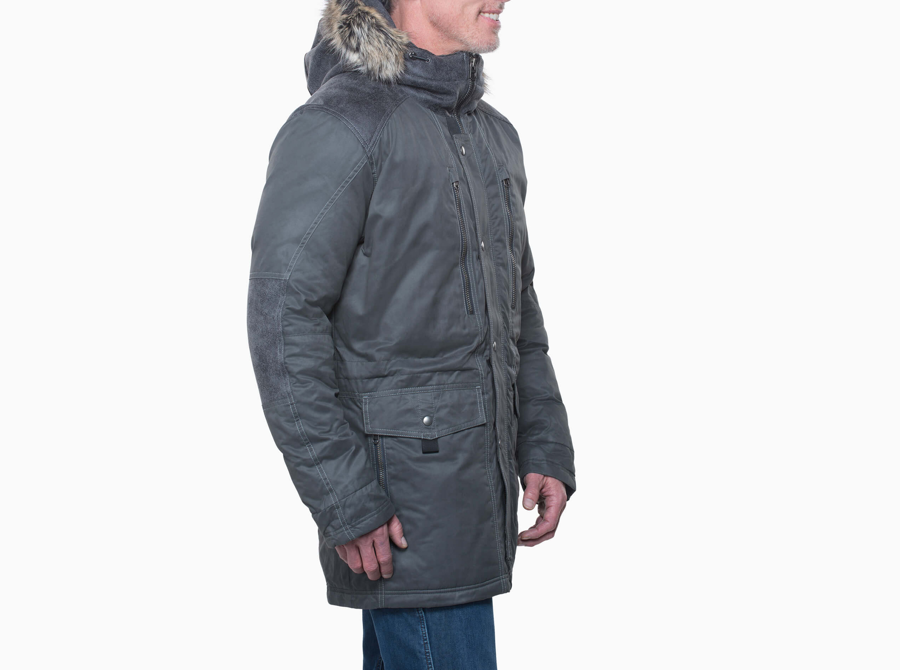 KUHL Arktik Jacket Mens Size Large Water Resistant Fleece Lining