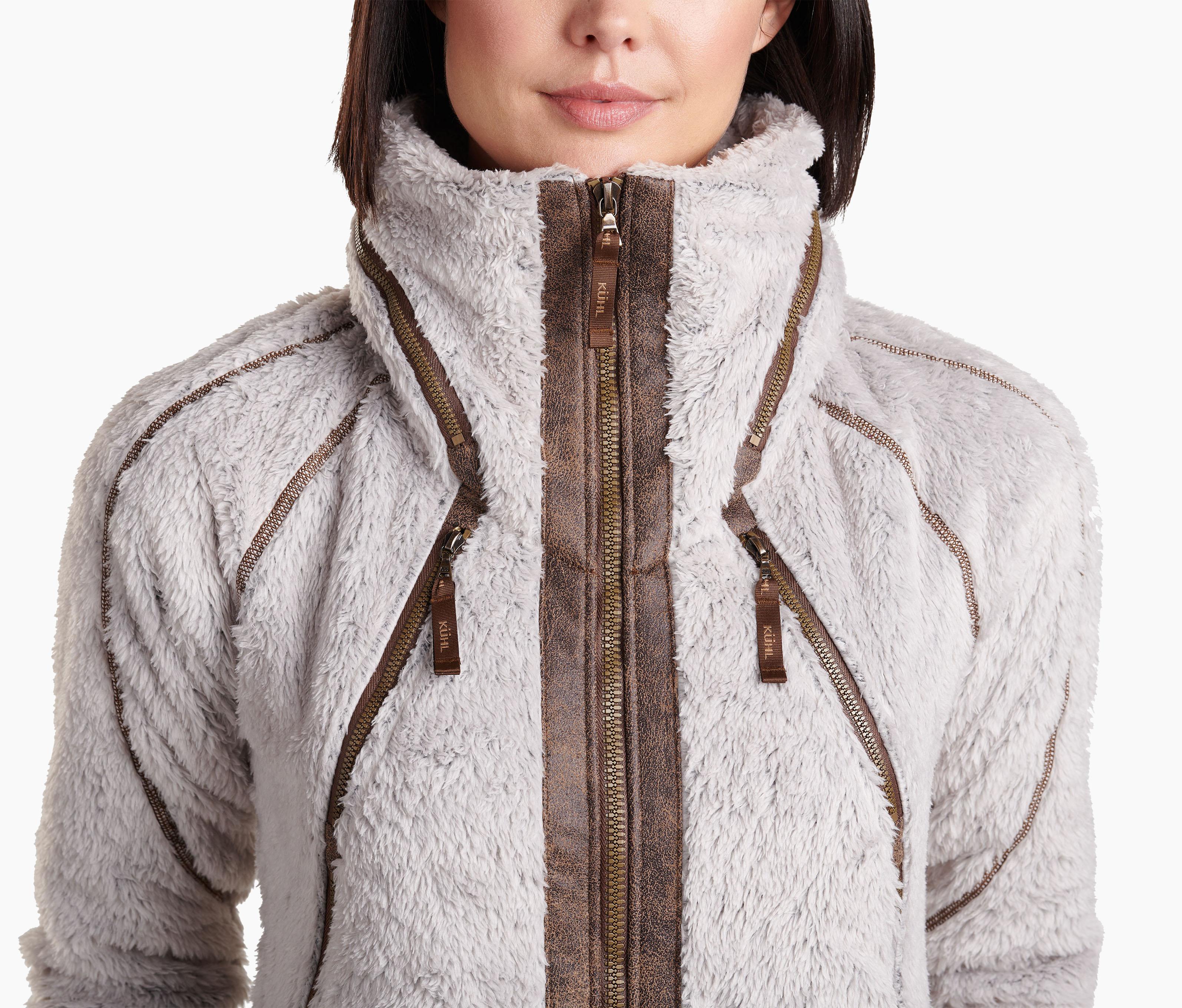 Kuhl Women's Kozet Wool Fleece Vest Medium Natural 4159 for sale online