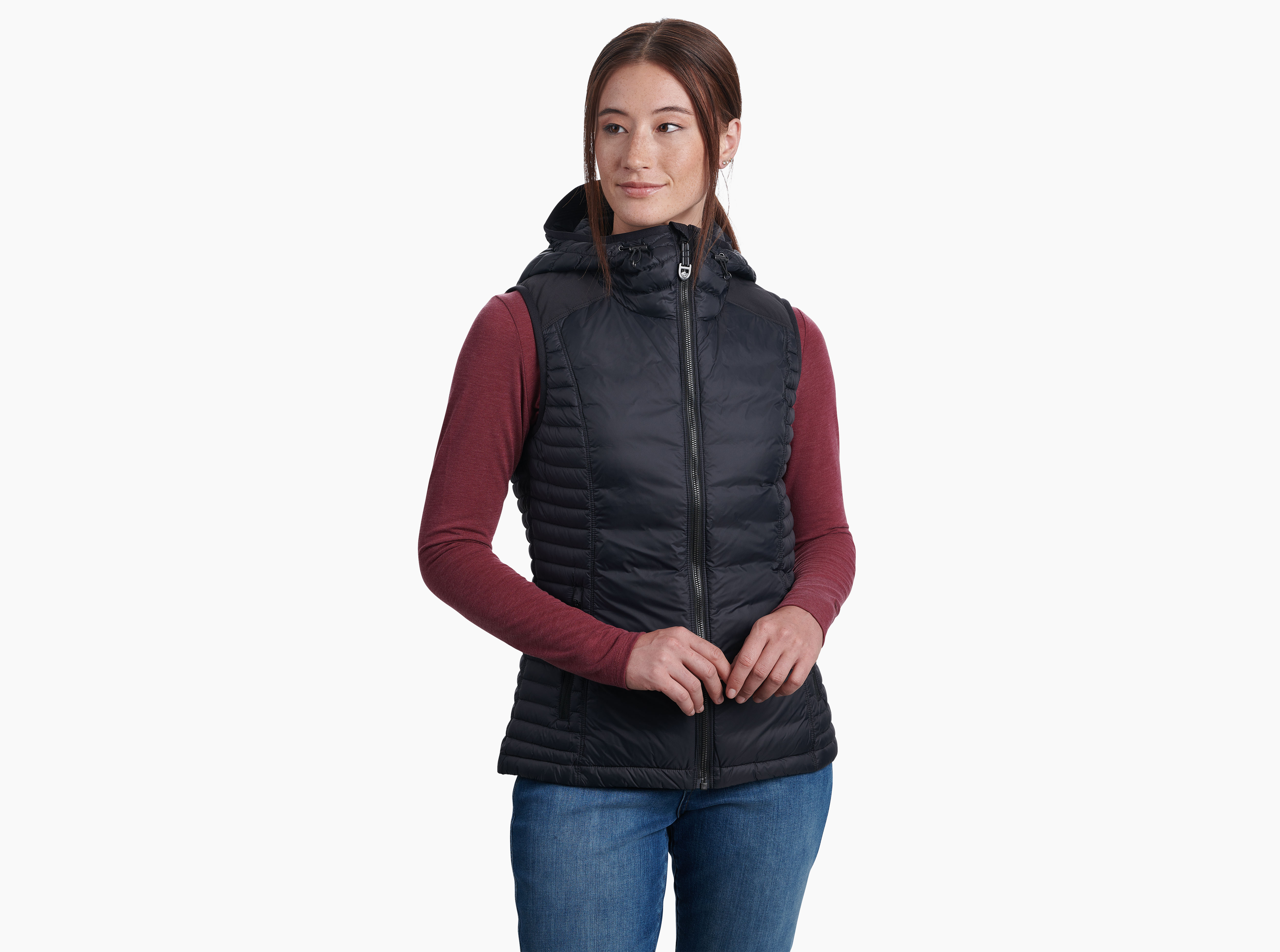 Shop Women's Spyfire Hooded Vest, Outerwear