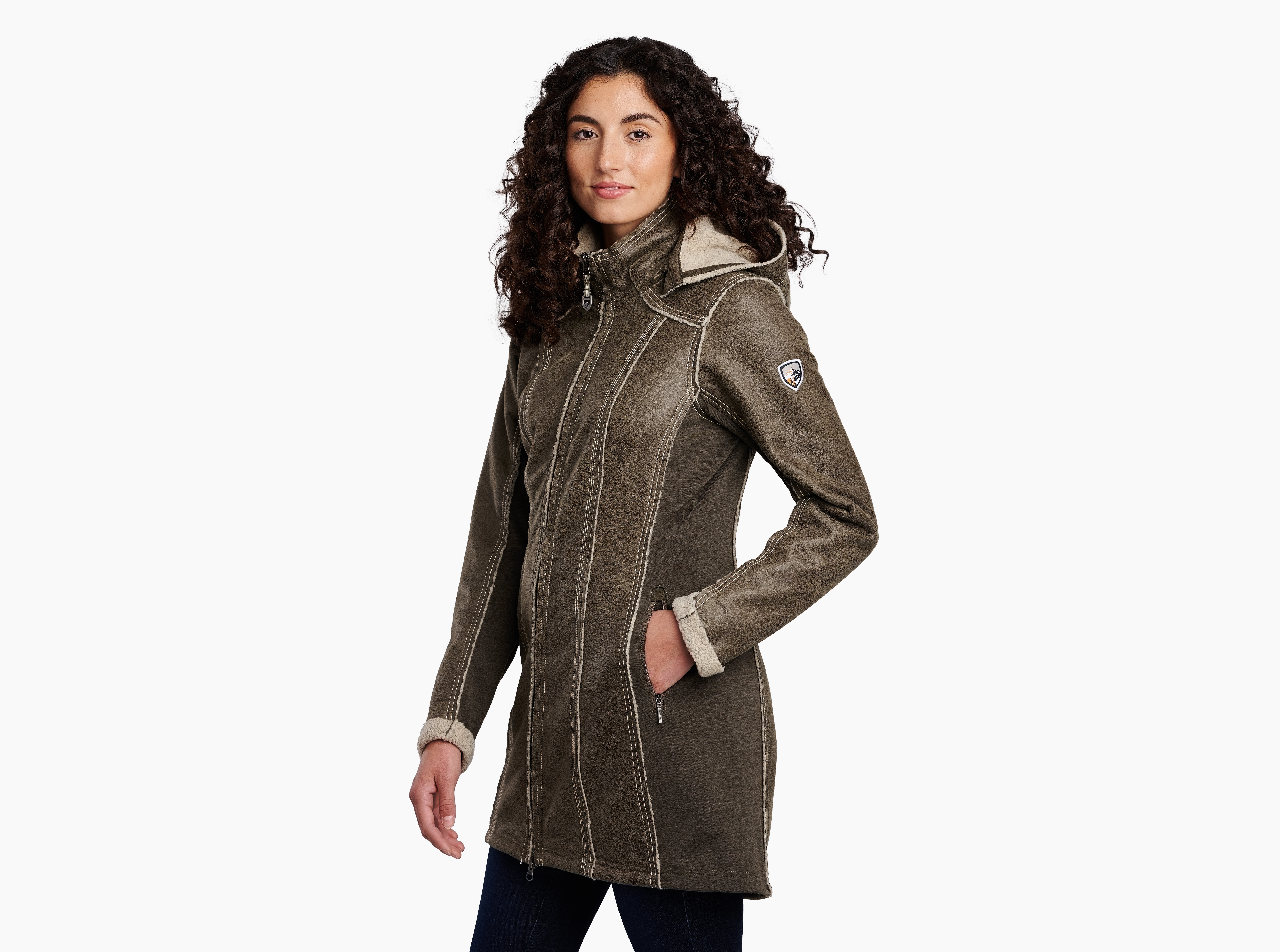 Kuhl Women's Dani Sherpa Lined Jacket - Raven