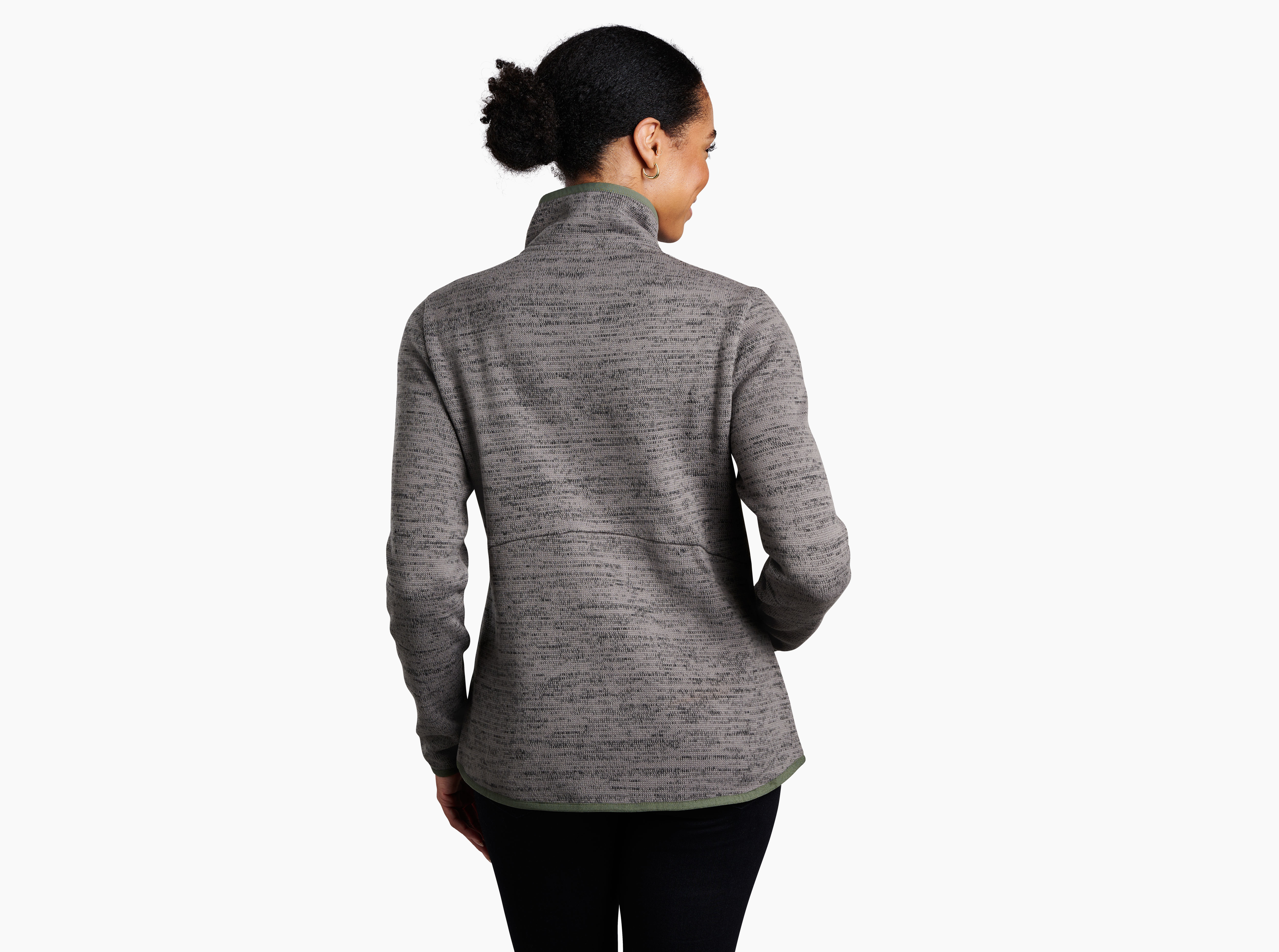 Kuhl Women's Ascendyr 1/2 Zip Fleece Sweater Jacket Black Size: M