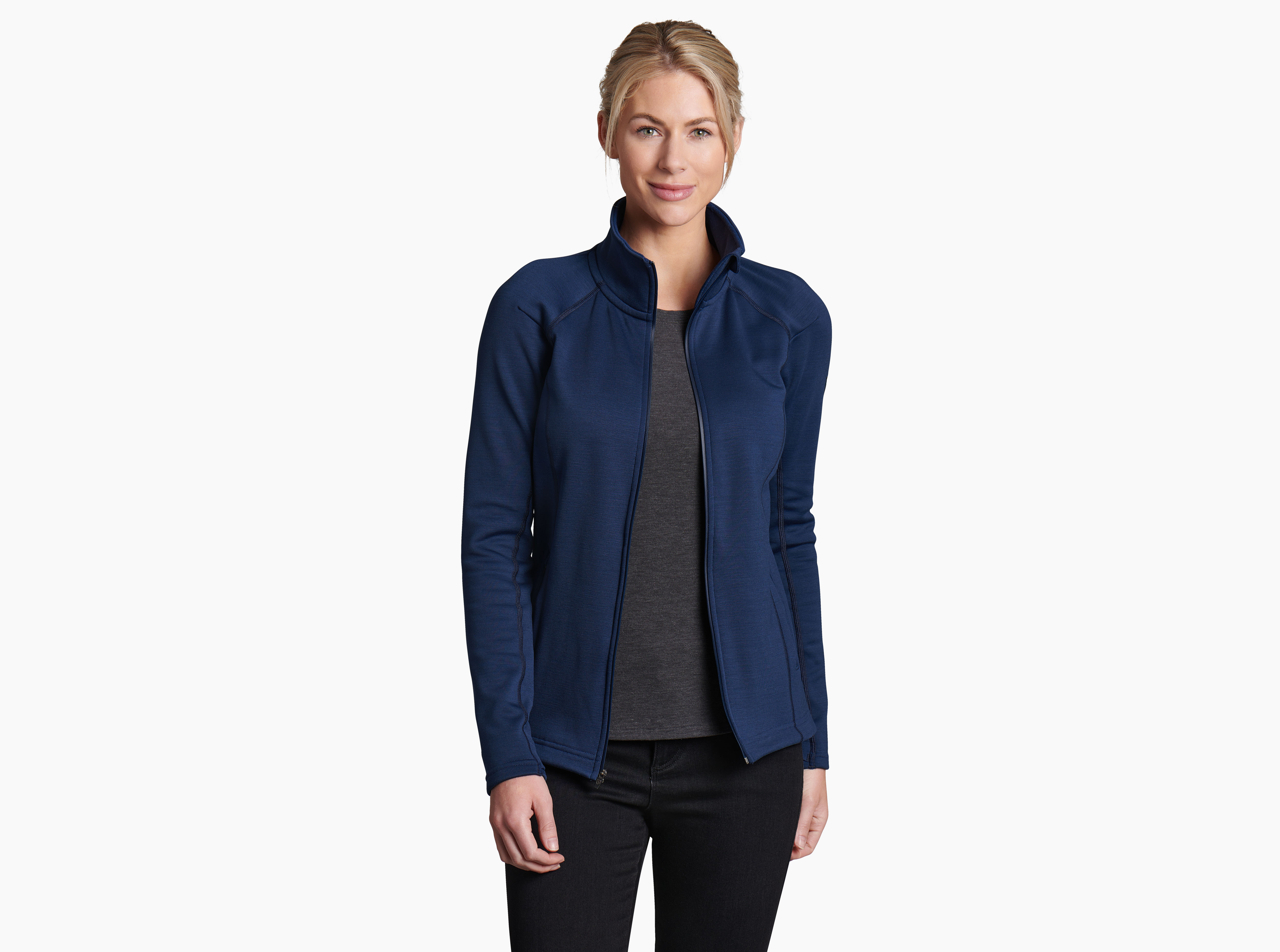 KUHL KOZET Long Jacket Wool Blend Women’s Small S Gray New $189.00 