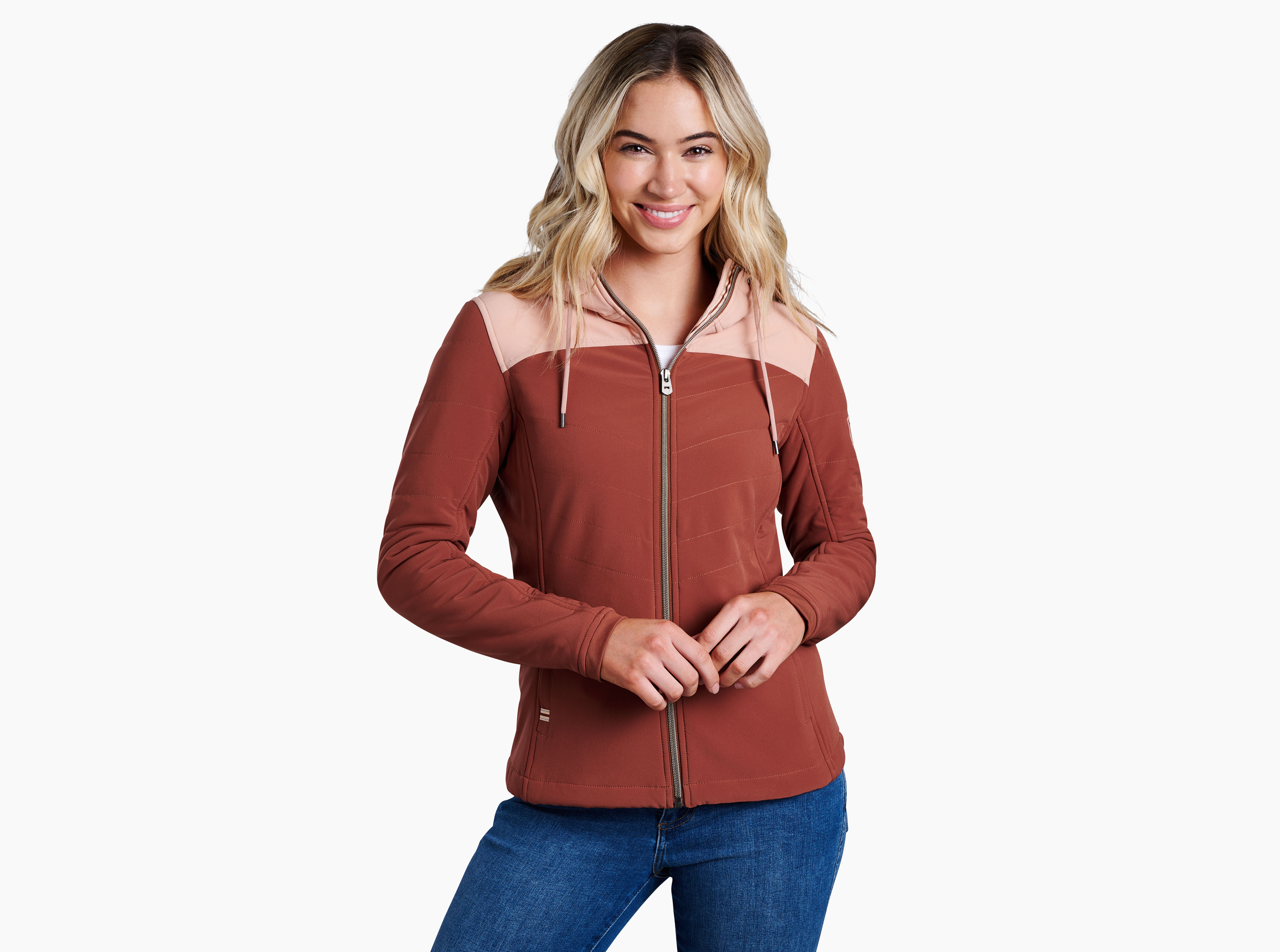 Kuhl Avalon 1/4 Snap Red Fleece Pullover Sweatshirt Womens Size Small
