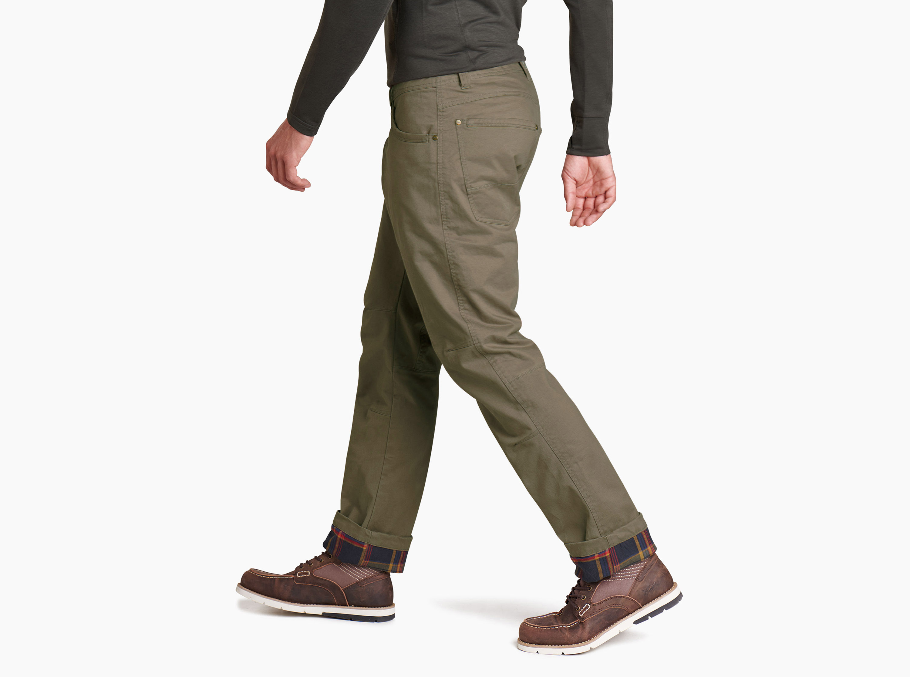 Men's KÜHL | Hot Rydr™ Pant with Flannel Lining | Dark Khaki