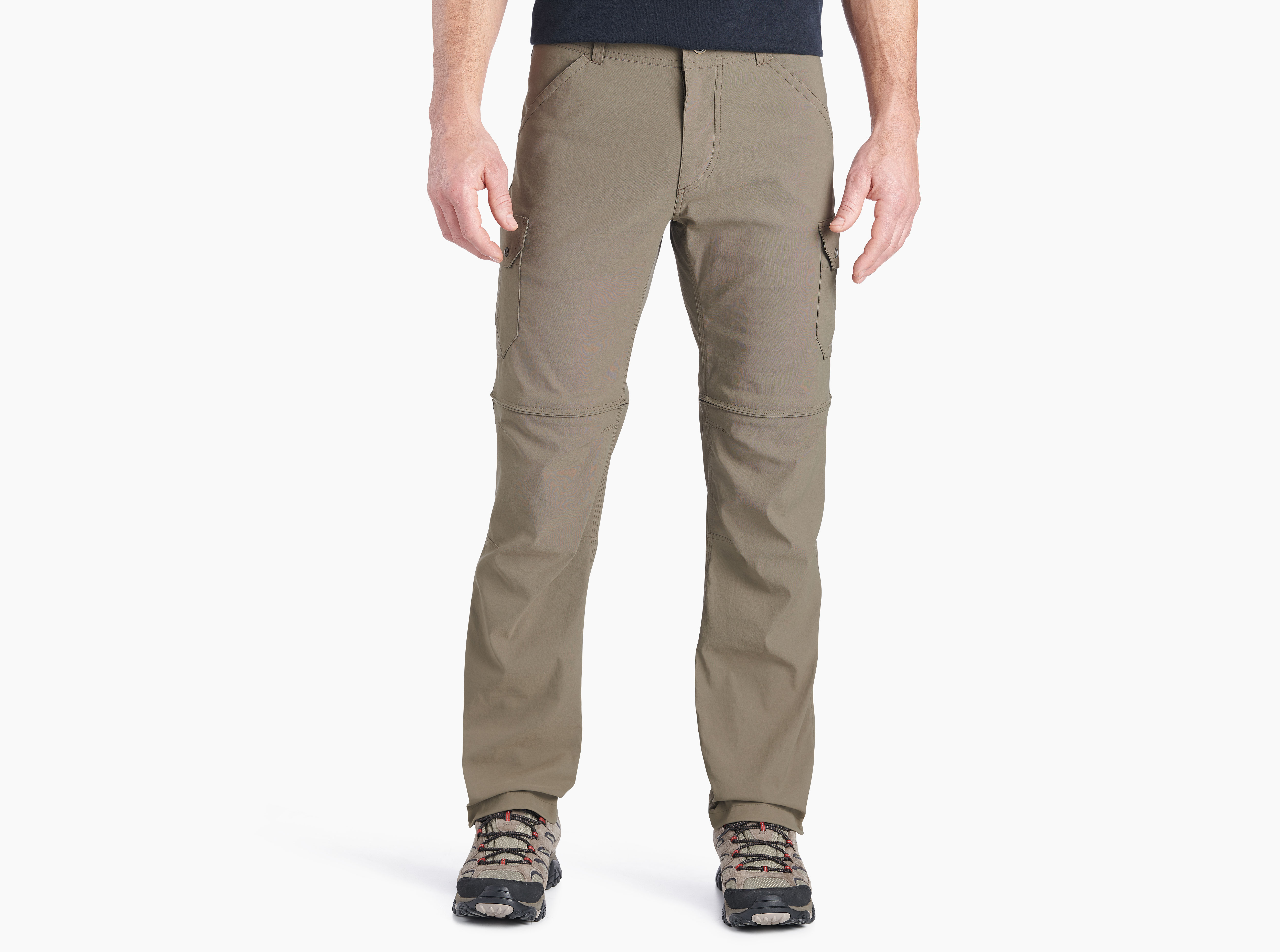 Kuhl, Pants, Kuhl Convertible Pants Mens 34 X 3 Stealth Liberator Gray Cargo  Pants Shorts