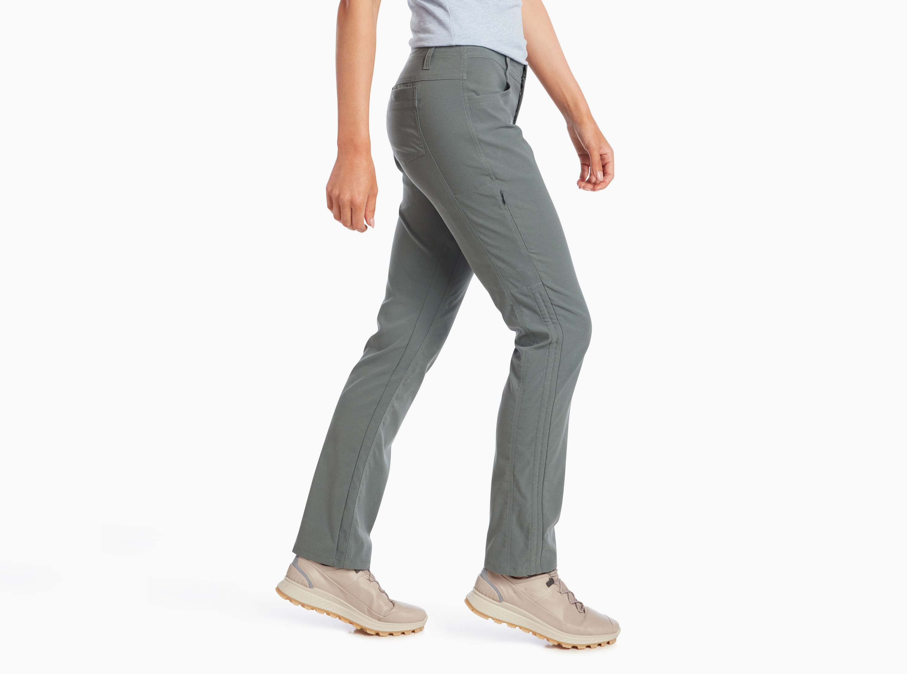Kuhl Hiking Pants Womens size 2 Black Straight Leg Ripstop Polyester  Strattus