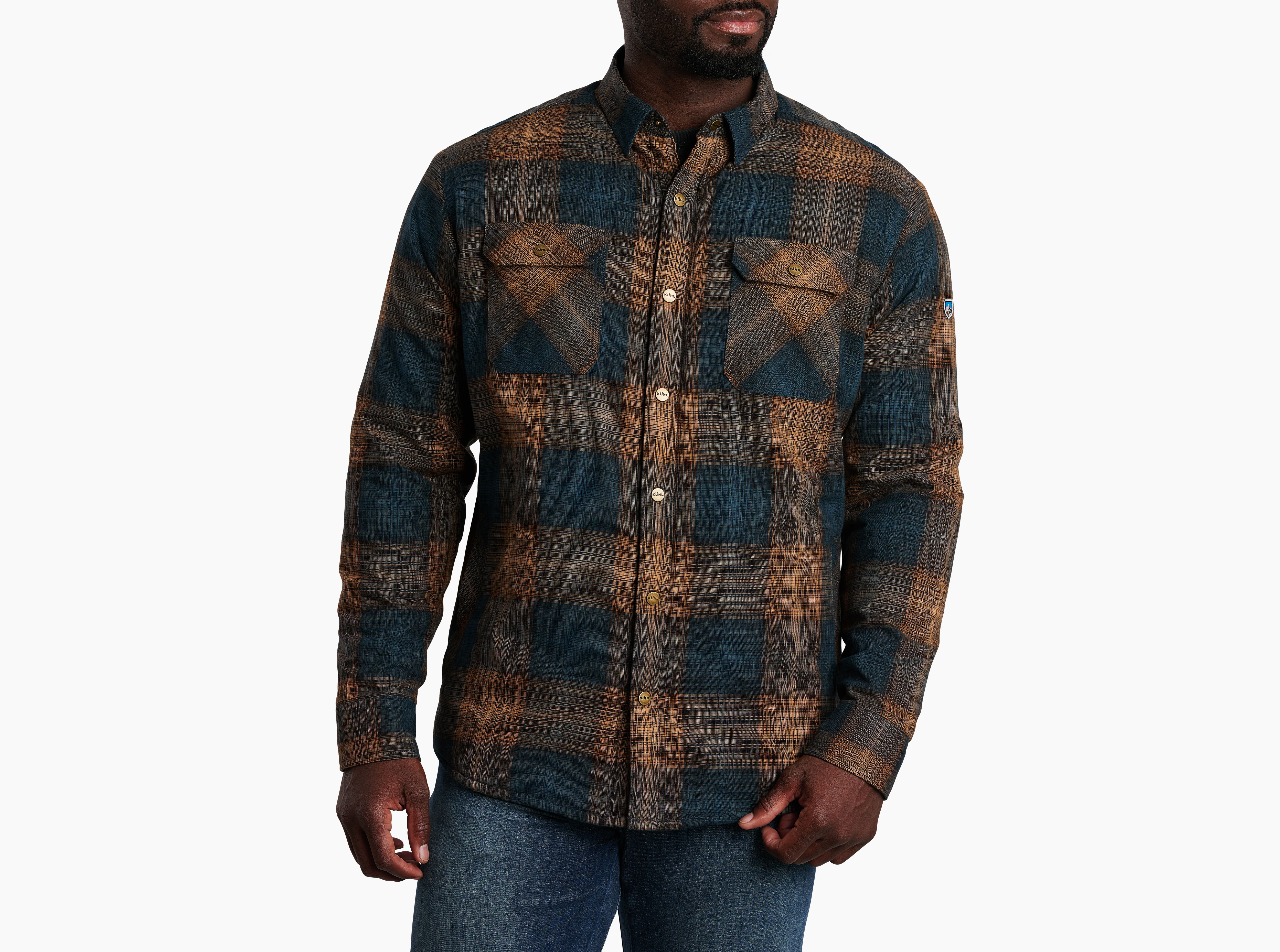 Men's Kuhl Joyrydr Long Sleeve Shirt, Checked Shirts