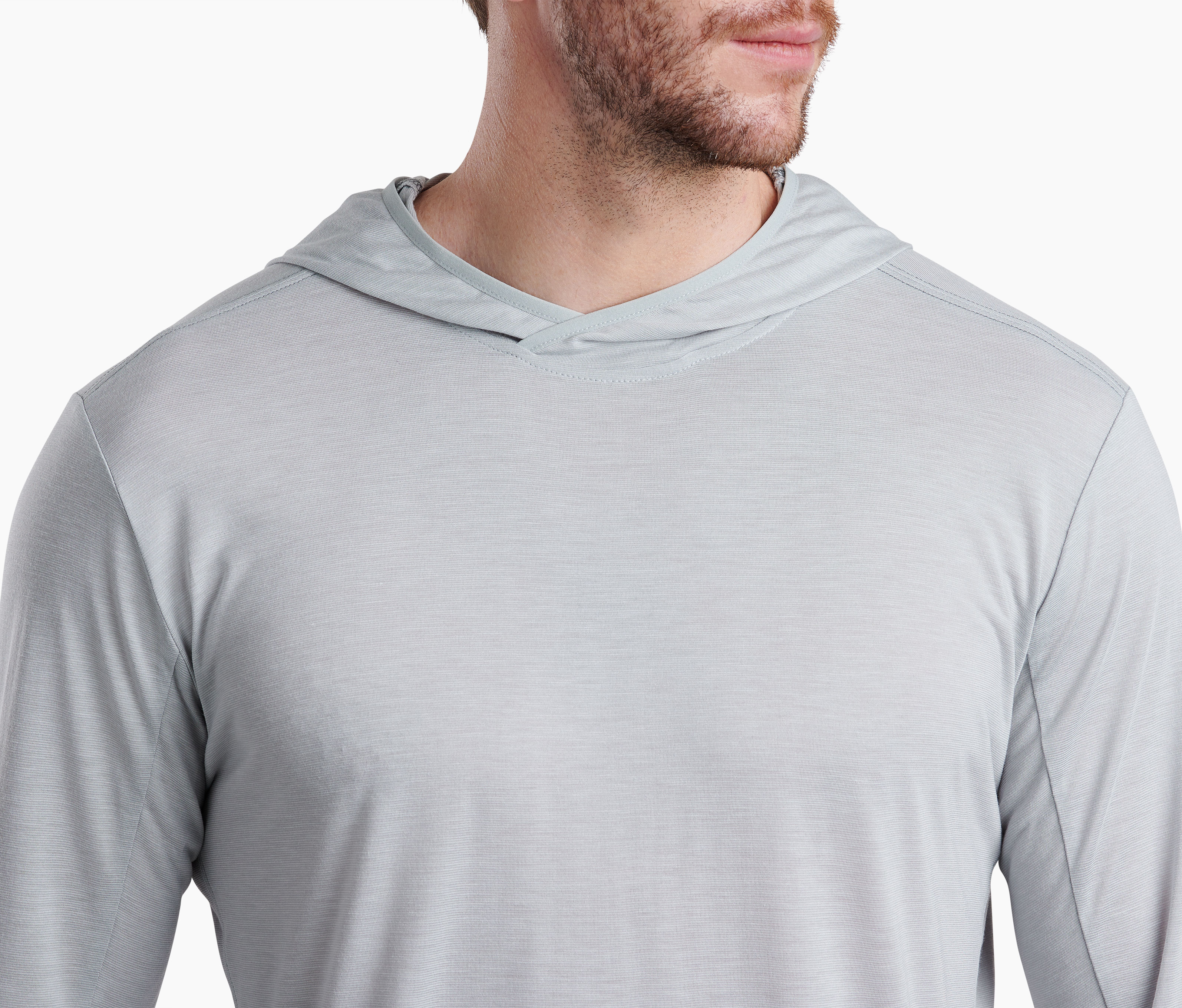 Kuhl Hoodie Mens Small Gray Active Pullover Engineered Long Sleeve  Performance 