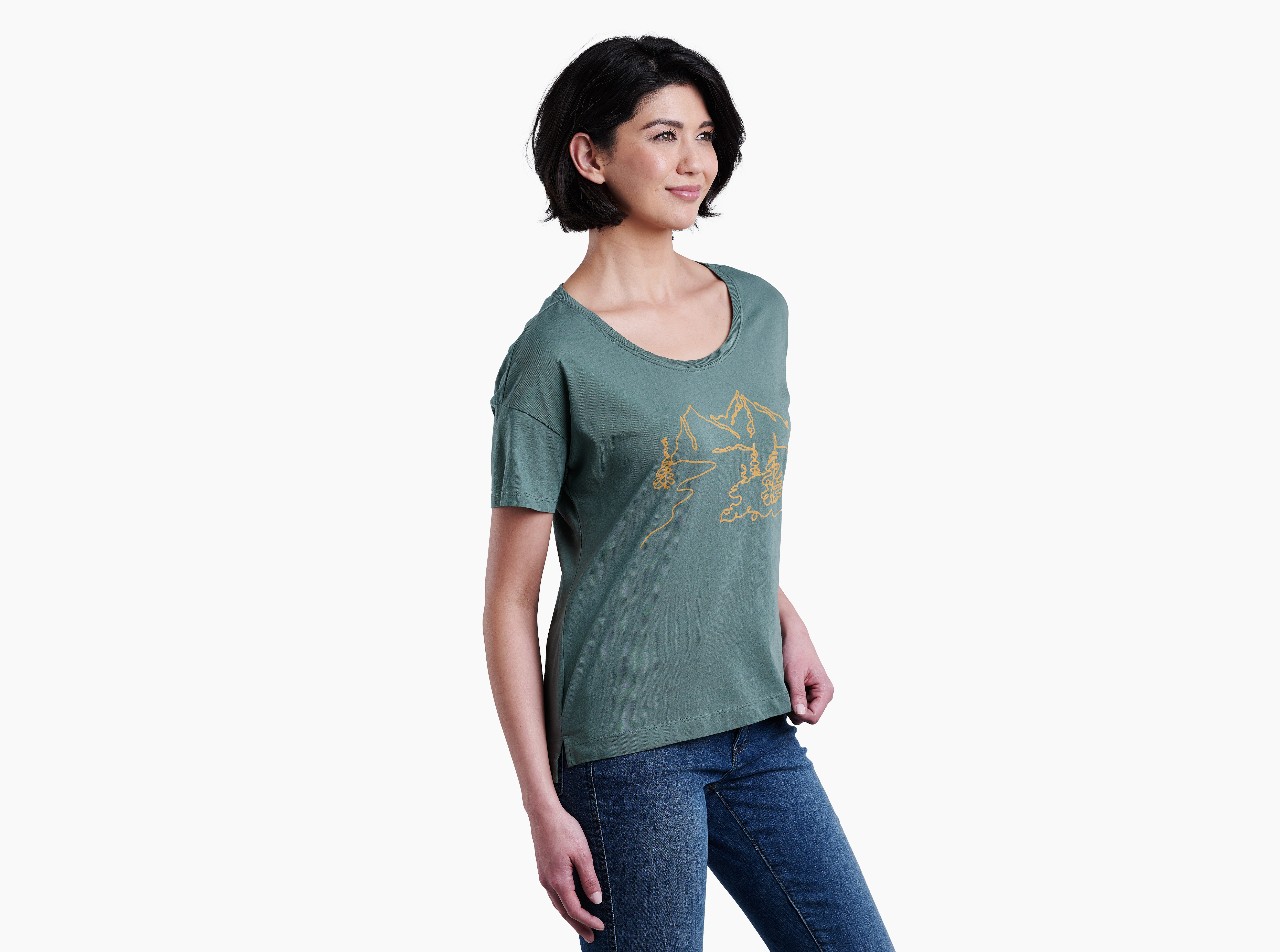 KUHL Womens Mountain Sketch Graphic T-Shirt