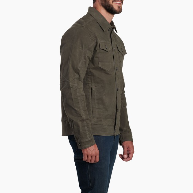 kuhl waxed cotton jacket