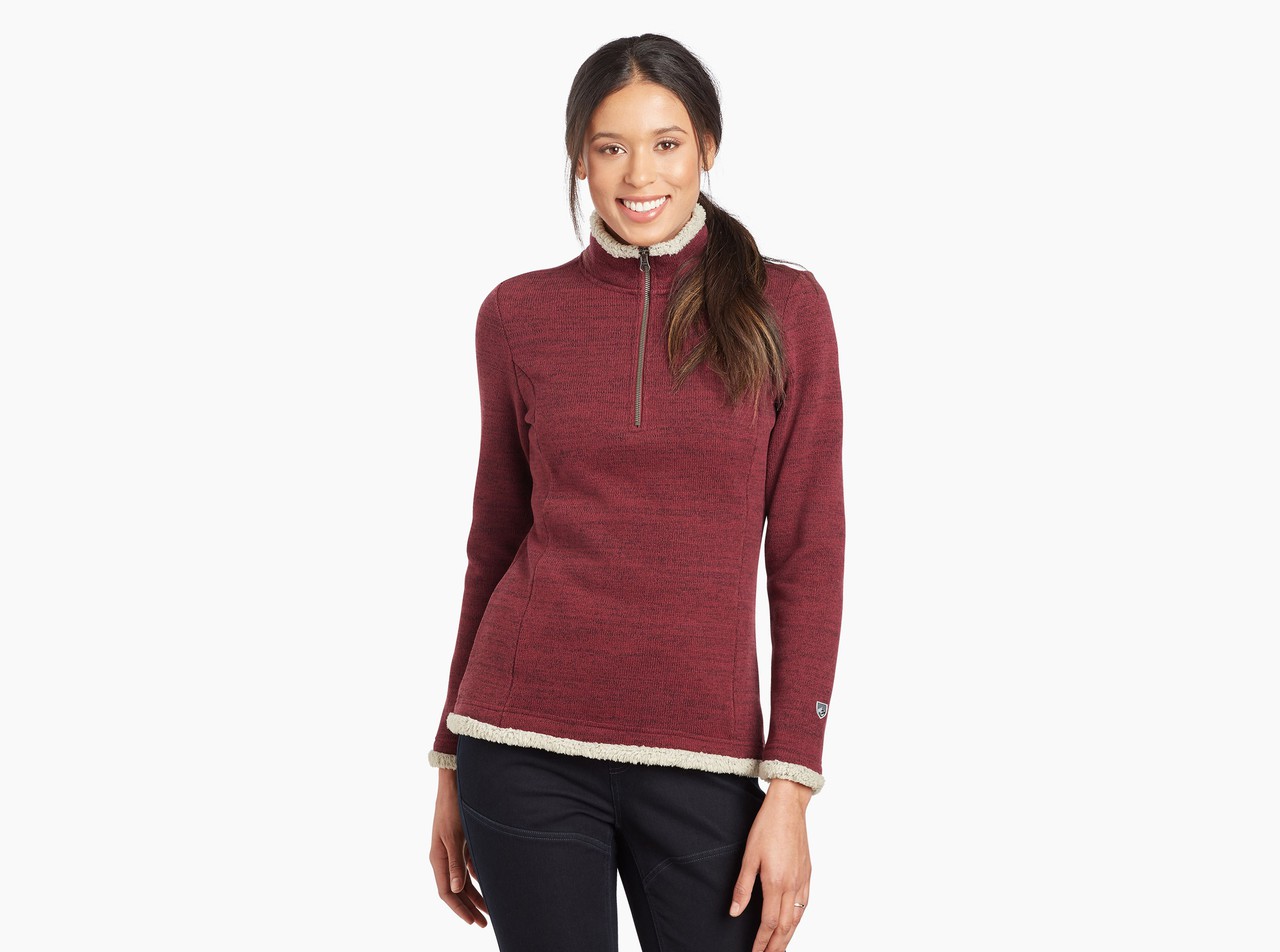 quarter zip sweater women